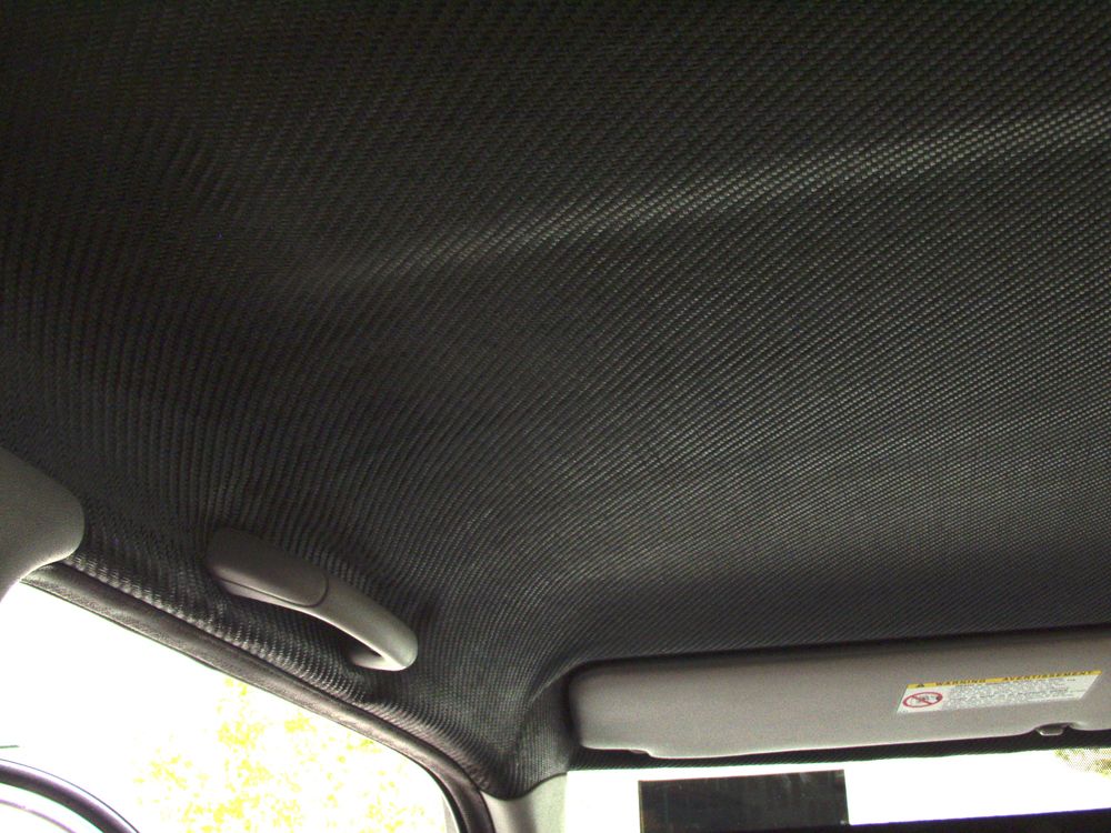 Heads-Up Carbon Fiber Material 54"x 60" Headliner & Trim Kit